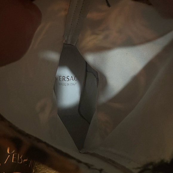 Versace Jeans Couture Scarlett ankle boots black and gold baroque print size 40 - Picture 11 of 12